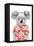 Summer Koala (Red)-Balazs Solti-Framed Stretched Canvas