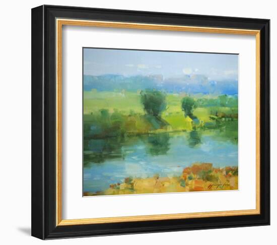 Summer Lake-Vahe Yeremyan-Framed Art Print