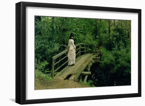 Summer Landscape, 1879-Ilya Efimovich Repin-Framed Giclee Print