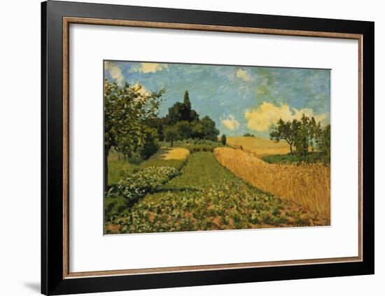 Summer Landscape (Cornfields at Argenteuil), 1873-Alfred Sisley-Framed Giclee Print