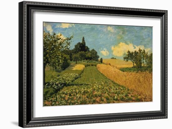 Summer Landscape (Cornfields at Argenteuil), 1873-Alfred Sisley-Framed Giclee Print