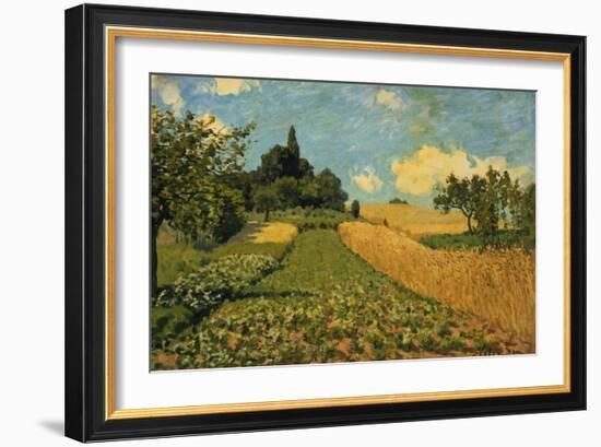 Summer Landscape (Cornfields at Argenteuil), 1873-Alfred Sisley-Framed Giclee Print