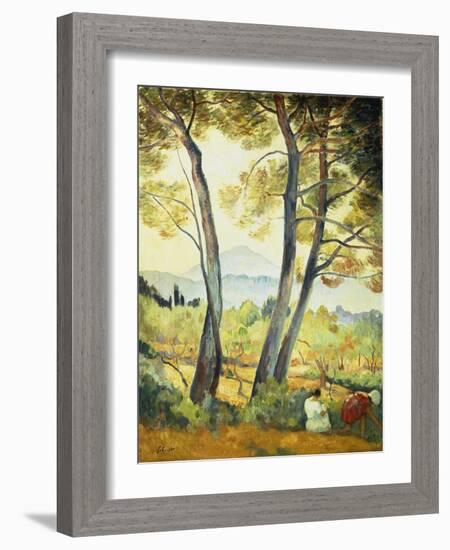 Summer Landscape in the South of France-Henri Lebasque-Framed Giclee Print