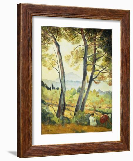 Summer Landscape in the South of France-Henri Lebasque-Framed Giclee Print