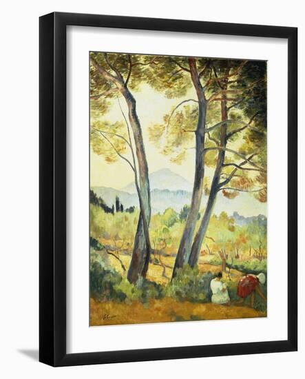 Summer Landscape in the South of France-Henri Lebasque-Framed Giclee Print