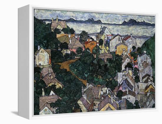 Summer Landscape; Sommerlandschaft, 1917-Egon Schiele-Framed Premier Image Canvas