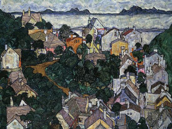 summer landscape sommerlandschaft 1917 by egon schiele