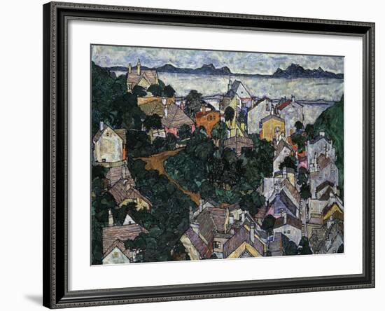 Summer Landscape-Egon Schiele-Framed Giclee Print