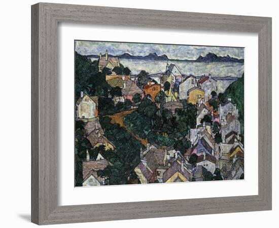 Summer Landscape-Egon Schiele-Framed Giclee Print