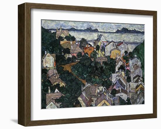 Summer Landscape-Egon Schiele-Framed Giclee Print