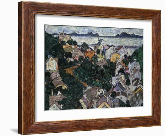 Summer Landscape-Egon Schiele-Framed Giclee Print