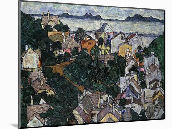 Summer Landscape-Egon Schiele-Mounted Giclee Print