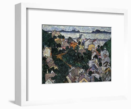 Summer Landscape-Egon Schiele-Framed Premium Giclee Print