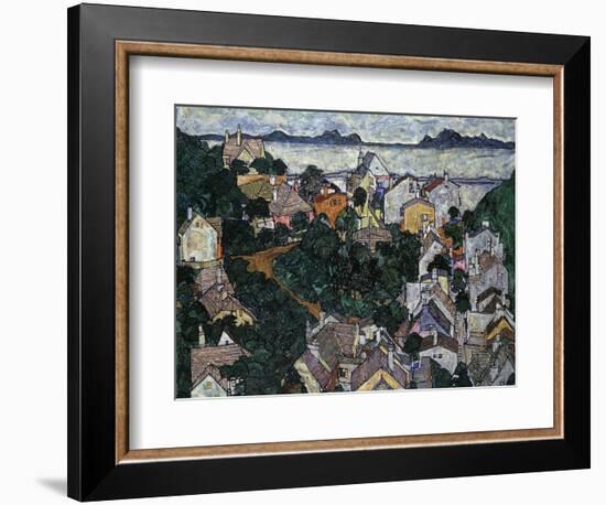 Summer Landscape-Egon Schiele-Framed Premium Giclee Print