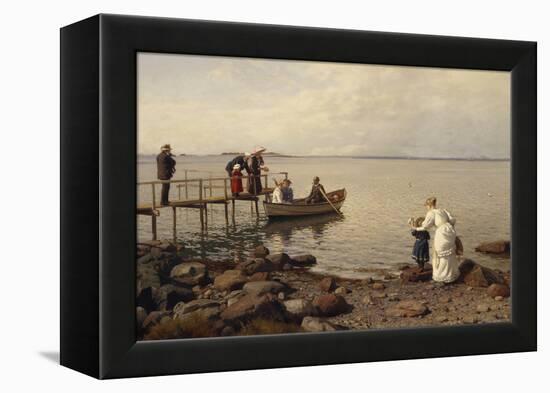 Summer life at the beach, 1899-Fritz Thaulow-Framed Premier Image Canvas