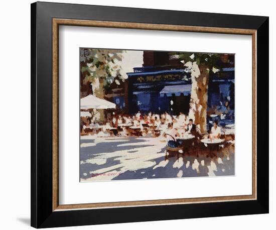 Summer Light, Aix (W/C on Paper)-Laurence Fish-Framed Giclee Print