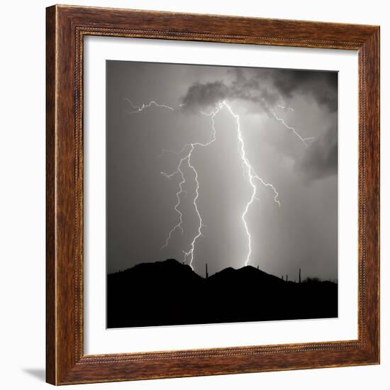 Summer Lightning I BW-Douglas Taylor-Framed Photographic Print