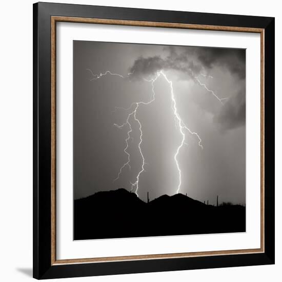 Summer Lightning I BW-Douglas Taylor-Framed Photographic Print