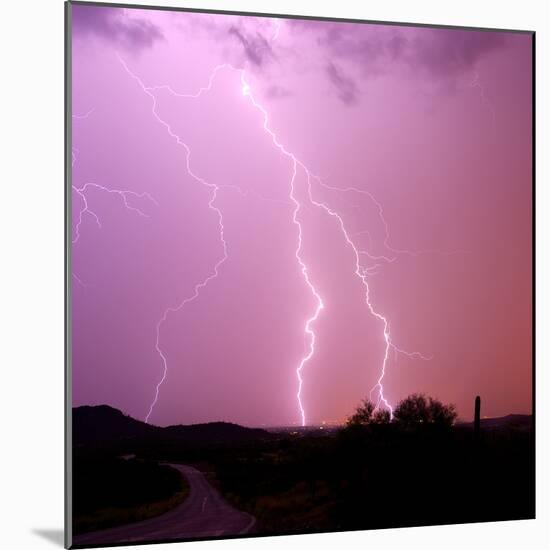 Summer Lightning II-Douglas Taylor-Mounted Photographic Print