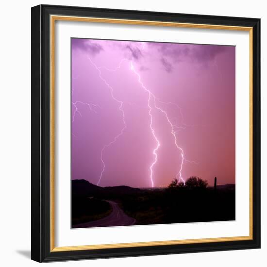 Summer Lightning II-Douglas Taylor-Framed Photographic Print