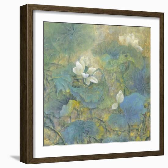 Summer Lotus-Cai Xiaoli-Framed Giclee Print