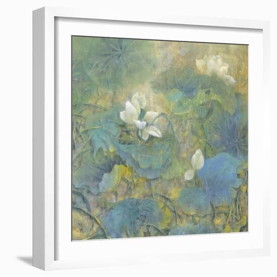 Summer Lotus-Cai Xiaoli-Framed Giclee Print