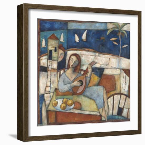 Summer Love Song-Wendy Wooden-Framed Giclee Print