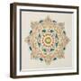 Summer Mandala I-Victoria Borges-Framed Art Print