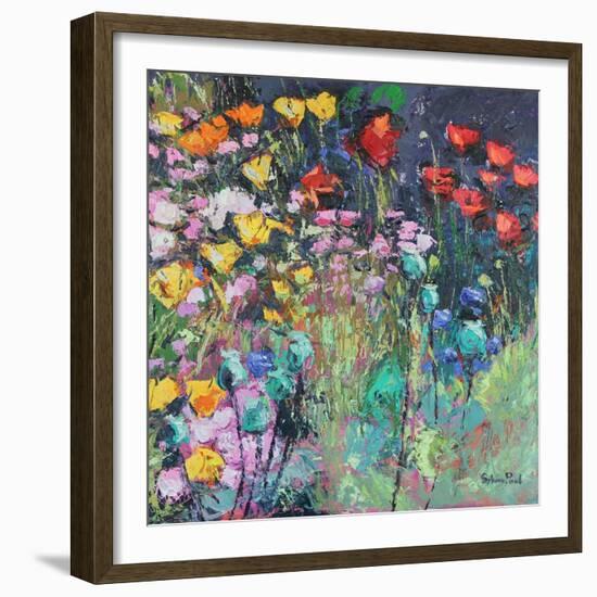 Summer Meadow Flowers-Sylvia Paul-Framed Premium Giclee Print