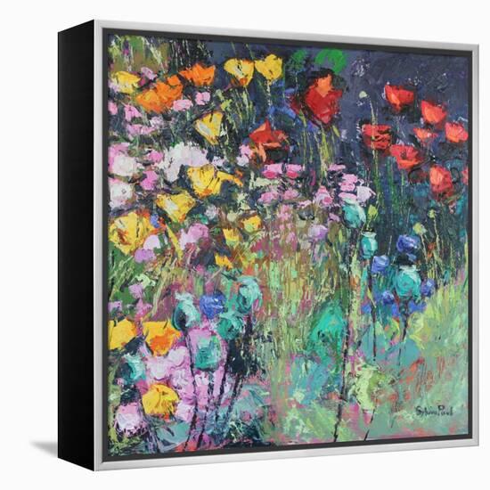 Summer Meadow Flowers-Sylvia Paul-Framed Premier Image Canvas