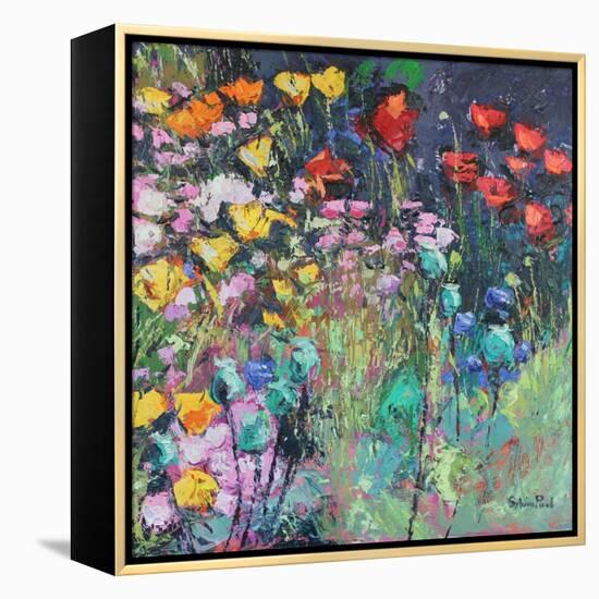 Summer Meadow Flowers-Sylvia Paul-Framed Premier Image Canvas