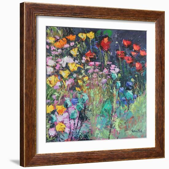 Summer Meadow Flowers-Sylvia Paul-Framed Giclee Print