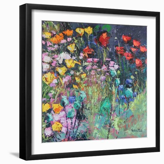 Summer Meadow Flowers-Sylvia Paul-Framed Giclee Print