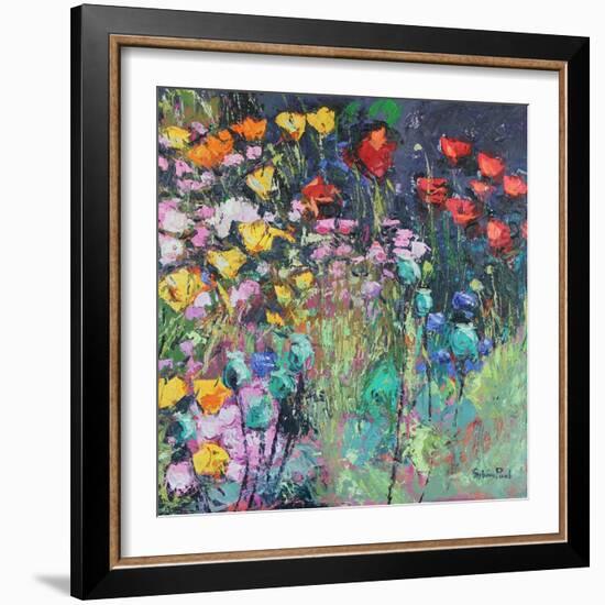 Summer Meadow Flowers-Sylvia Paul-Framed Giclee Print