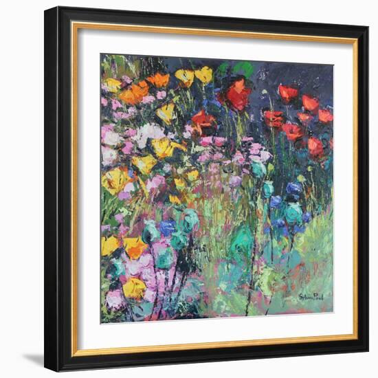 Summer Meadow Flowers-Sylvia Paul-Framed Giclee Print