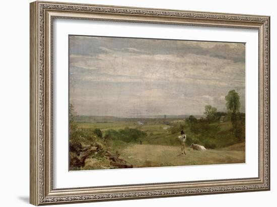 Summer Morning: Dedham from Langham-John Constable-Framed Giclee Print