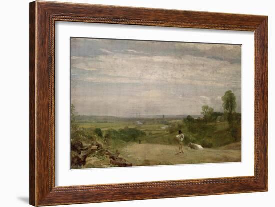 Summer Morning: Dedham from Langham-John Constable-Framed Giclee Print