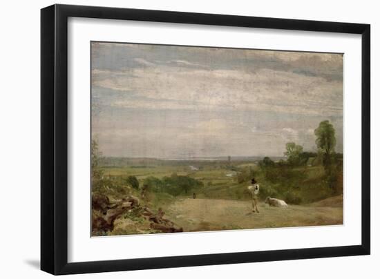 Summer Morning: Dedham from Langham-John Constable-Framed Giclee Print