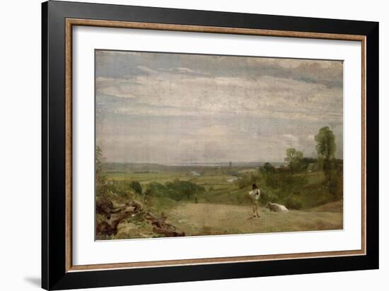 Summer Morning: Dedham from Langham-John Constable-Framed Giclee Print