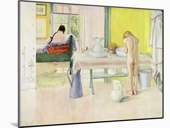 Summer Morning, Published in "Lasst Licht Hinin," ("Let in More Light") 1908-Carl Larsson-Mounted Giclee Print