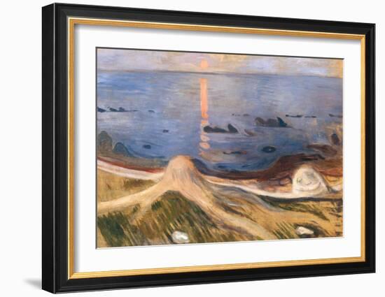 Summer Night , 1900-Edvard Munch-Framed Giclee Print