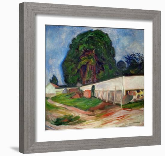 Summer Night, Aasgaard Beach, 1904-Edvard Munch-Framed Giclee Print