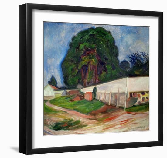 Summer Night, Aasgaard Beach, 1904-Edvard Munch-Framed Giclee Print