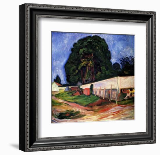 Summer Night at Asgarstrand-Edvard Munch-Framed Giclee Print