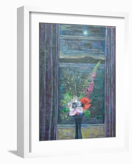 Summer Night (Bouquet in Window), 2013-Ruth Addinall-Framed Giclee Print