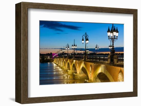 Summer Night in Bordeaux-SergiyN-Framed Photographic Print