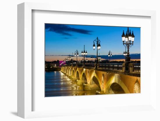 Summer Night in Bordeaux-SergiyN-Framed Photographic Print