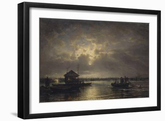 Summer Night on the Neva, 1875-Alexei Petrovich Bogolyubov-Framed Giclee Print