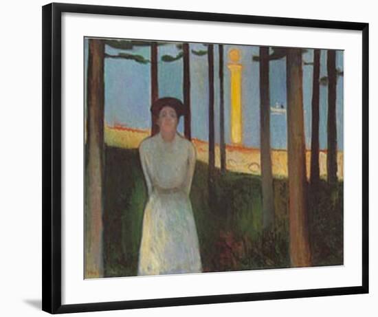 Summer Night's Dream-Edvard Munch-Framed Art Print