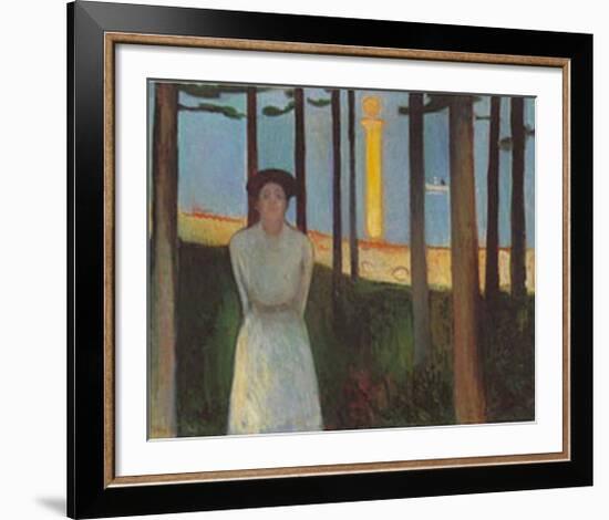 Summer Night's Dream-Edvard Munch-Framed Art Print